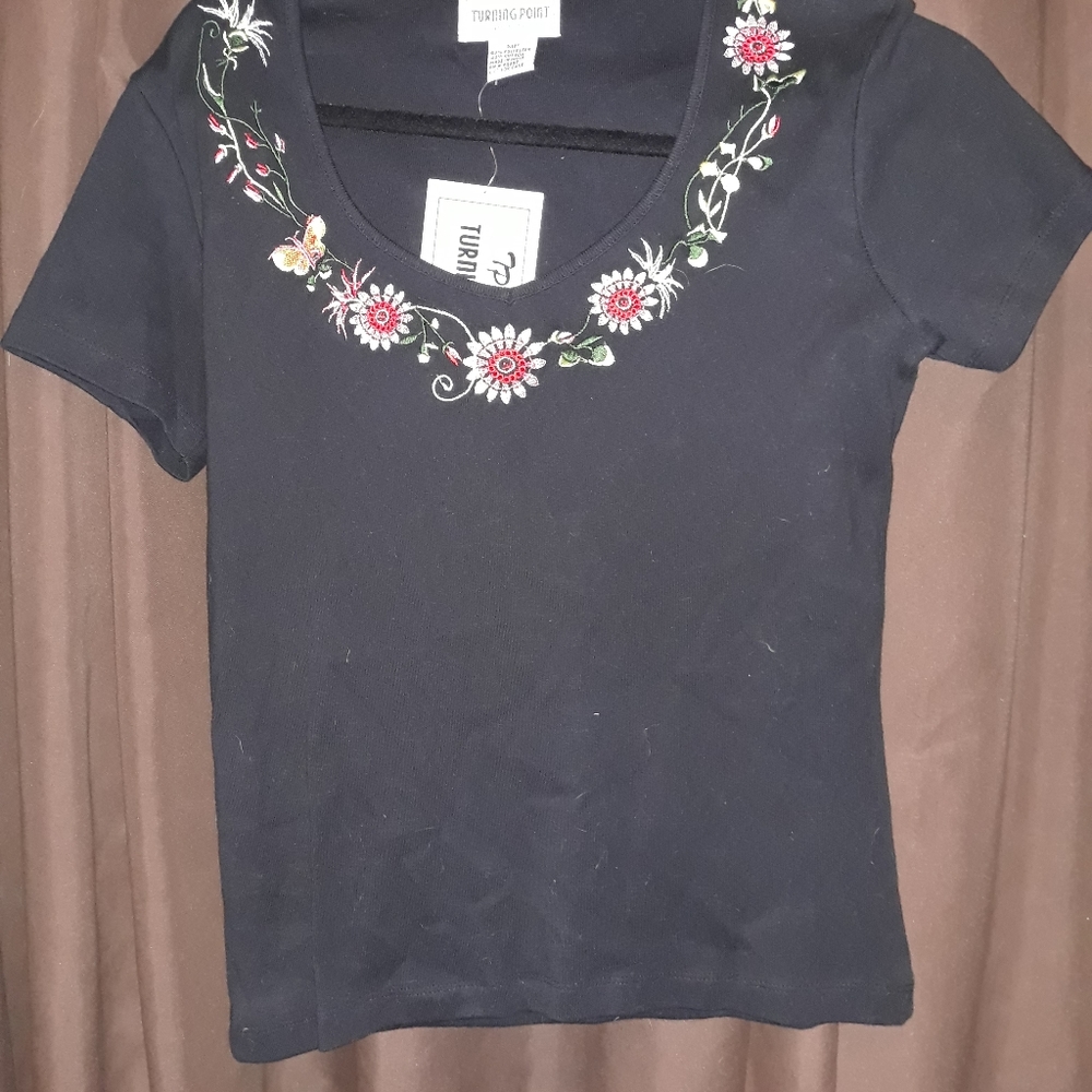 Embroidered T